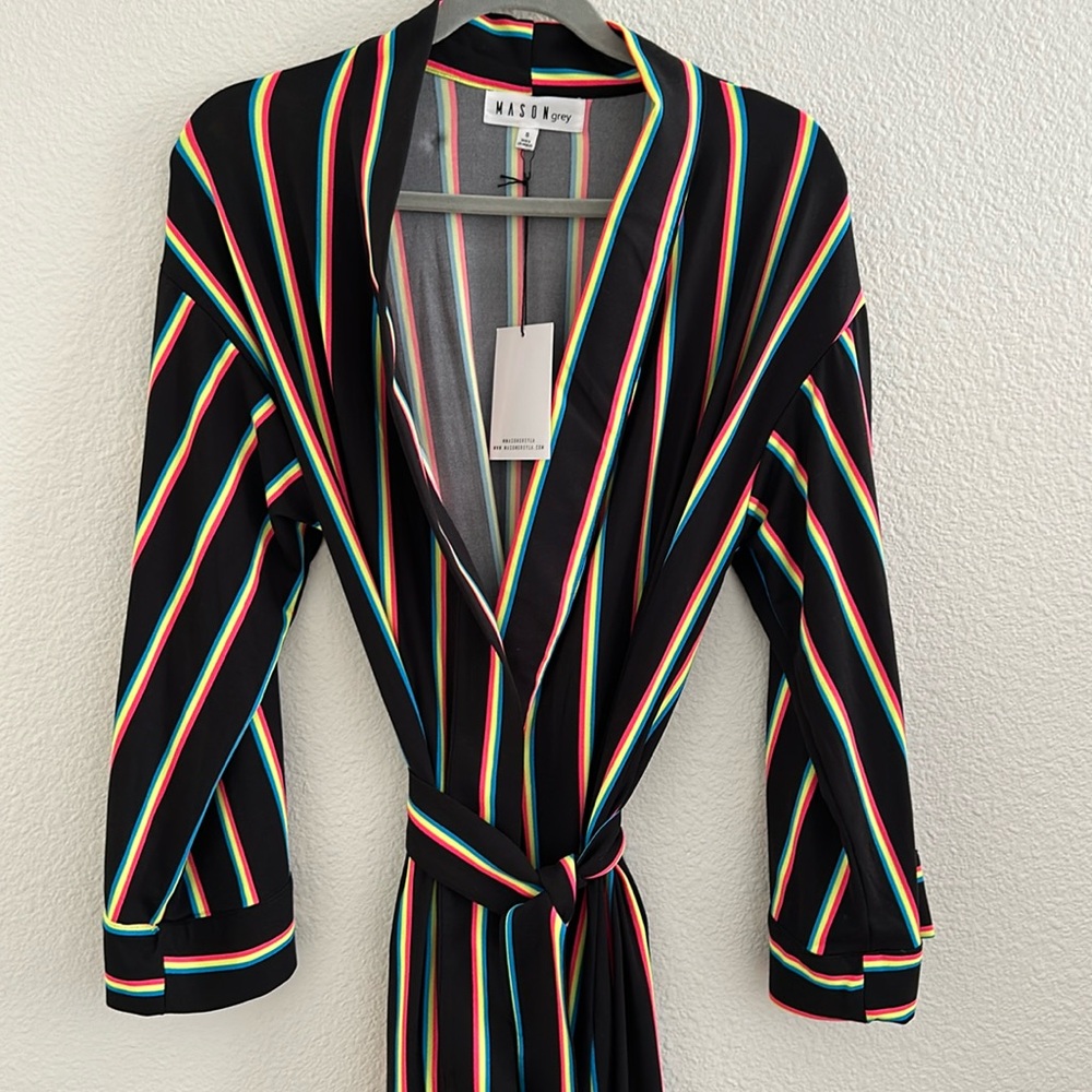 Mason Grey Robe Size S - Picture 3 of 14